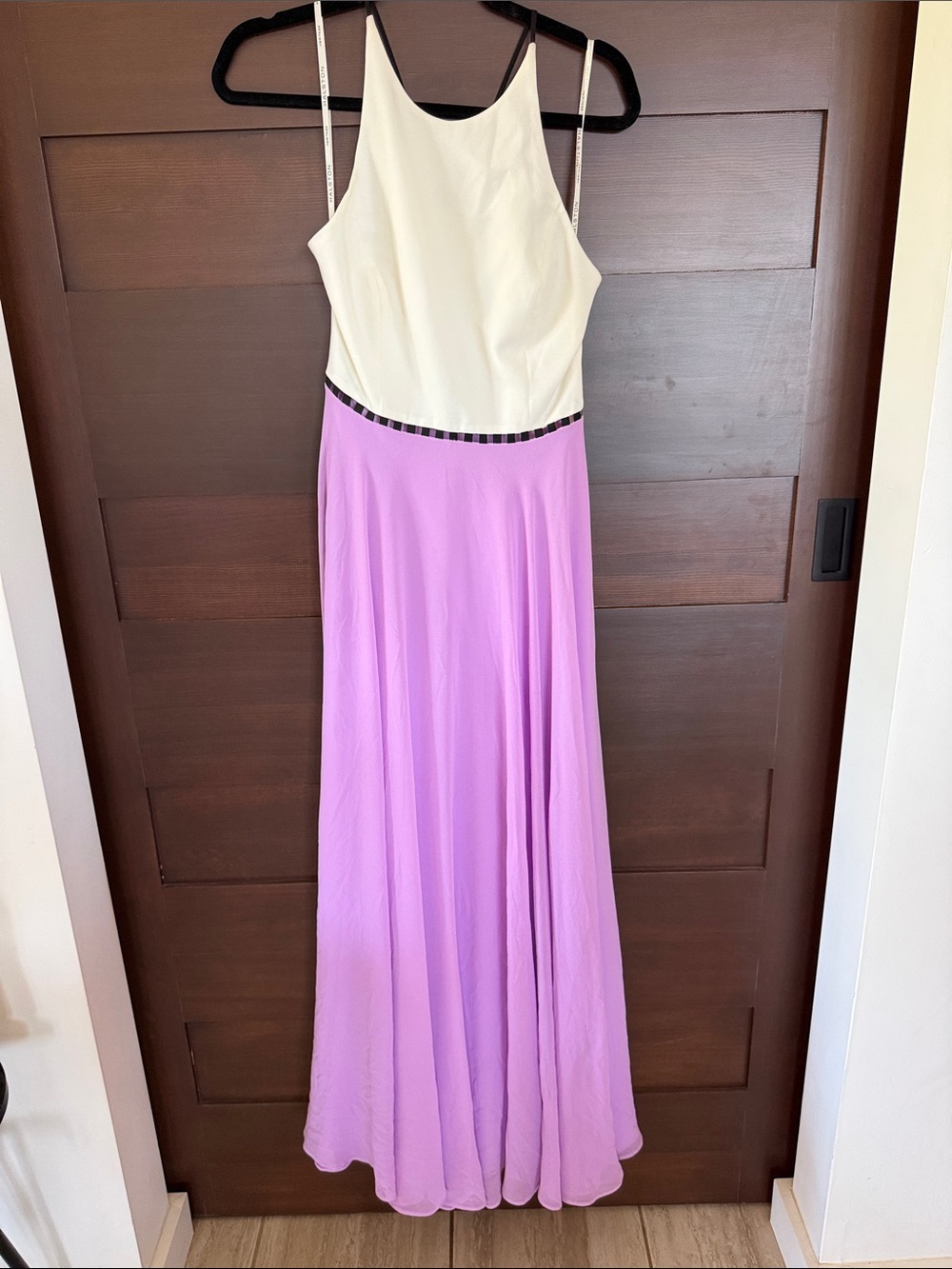 Halston Heritage Color Blocked Gown